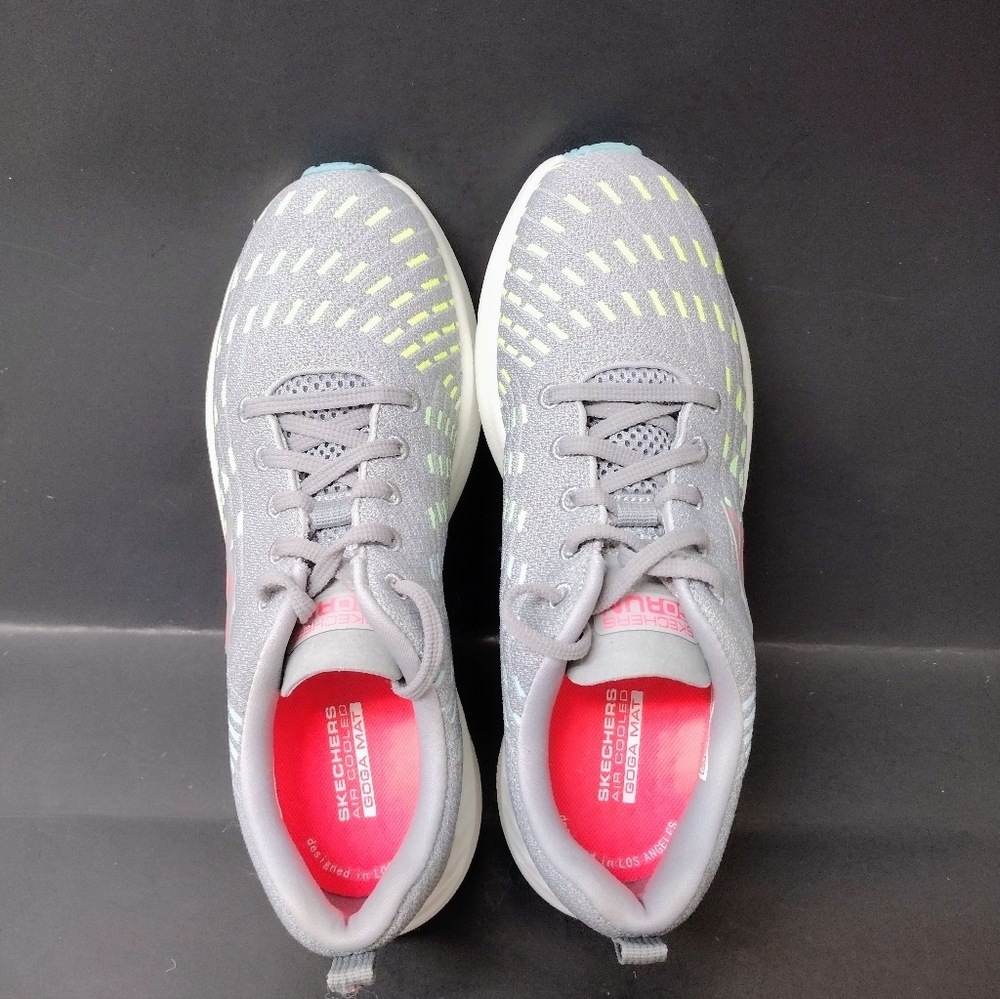 -SKECHERS AIR COOLED GOGA MAT WOMAN'S SPORT SHOES SIZE :7.5 - Picture 4 of 9